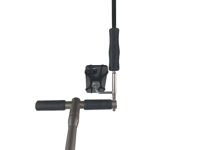 JuCad smartphone houder met paraplu-uitbreiding, titanium