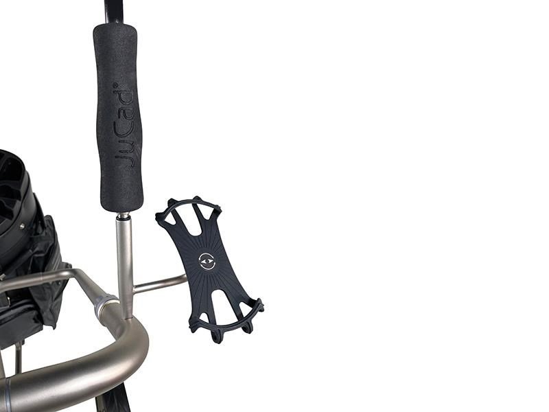 JuCad smartphone houder met paraplu-uitbreiding, titanium