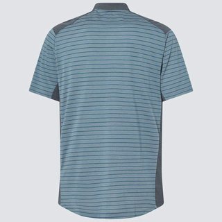 Oakley Fringe Stripe heren polo, dark slate