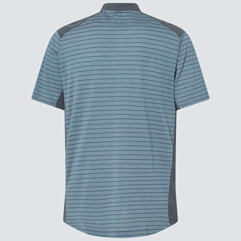 Oakley Fringe Stripe heren polo, dark slate