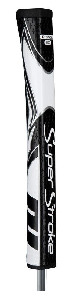 SuperStroke SuperStroke Zenergy Pistol GT 2.0 putter grip, zwart/wit