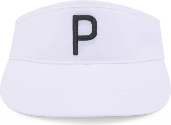 Puma P Visor Adj universele visor, bright white/black
