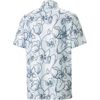 Puma Cloudspun Stems heren polo, white/evening sky