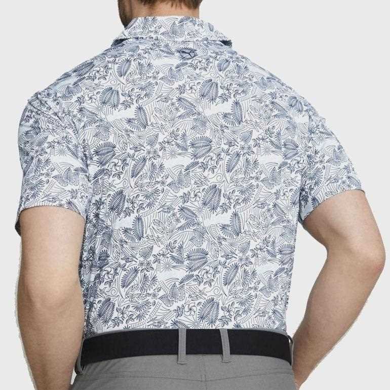 Puma Mattr Seaplanes heren polo, navy blazer/tropical aqua
