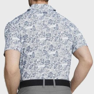 Puma Mattr Seaplanes heren polo, navy blazer/tropical aqua