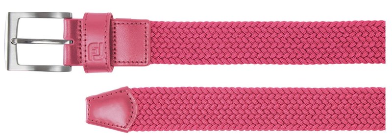 FootJoy Women's Braided damesriem, hot pink