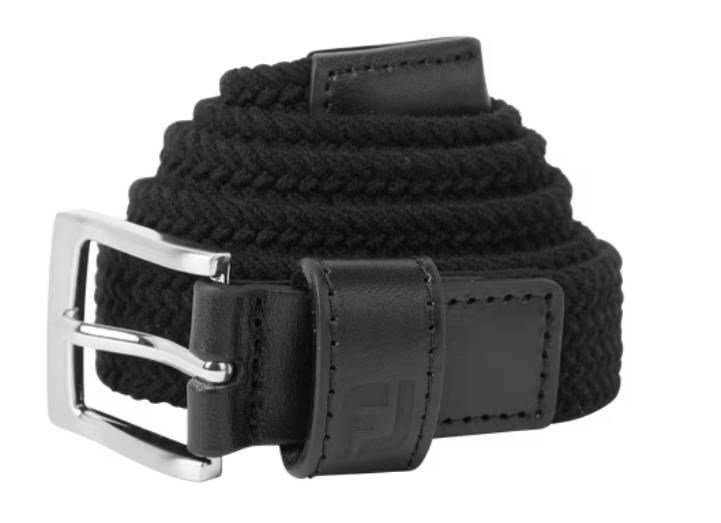 FootJoy Women's Braided ladies belt, zwart