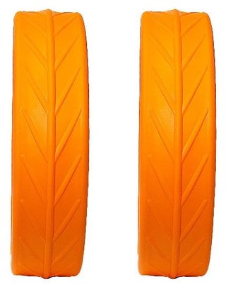 JuCad Banden voor achterwiel (2 banden voor JuCad achterwielen), oranje