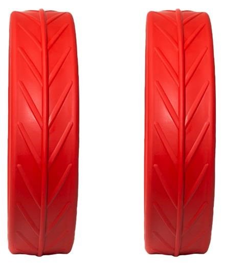 JuCad Tyres for Rear Wheels (2 banden voor JuCad achterwiel), rood