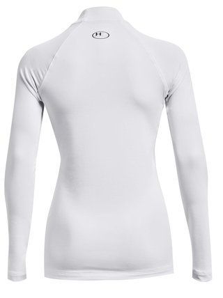 Under Armour Authentics Mockneck dames baselayer, wit