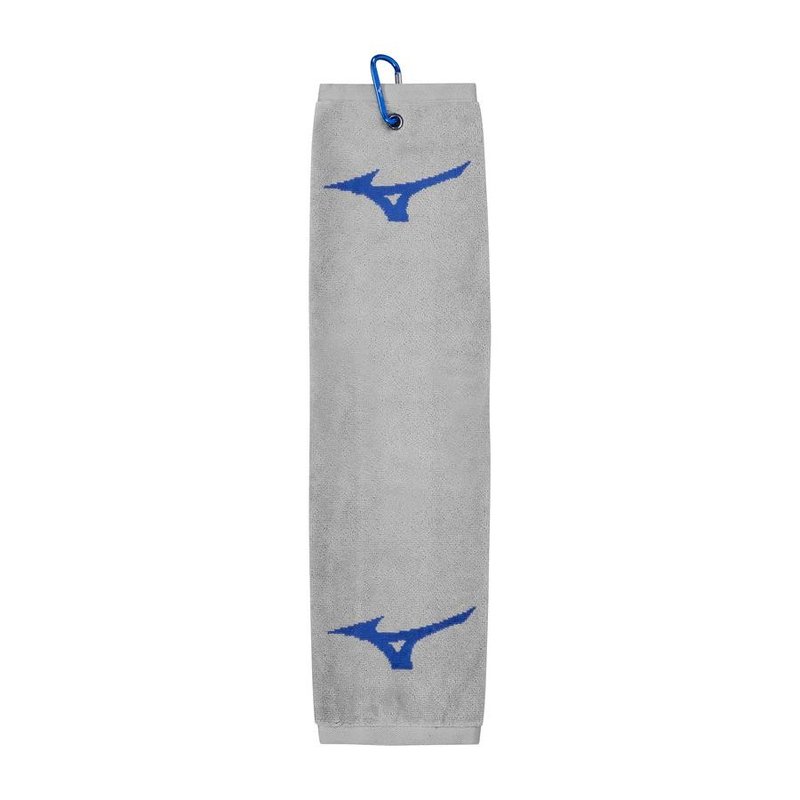Mizuno RB Tri Fold handdoek, grijs