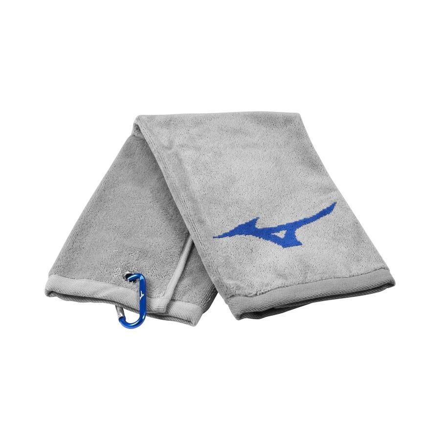Mizuno RB Tri Fold handdoek, grijs