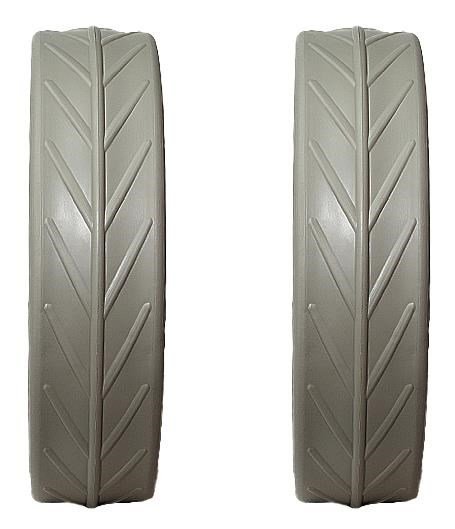 JuCad Banden voor achterwielen (2 banden voor JuCad achterwielen), titanium