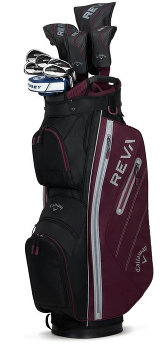 Callaway Reva 8PC Eggplant dames golfset, grafiet