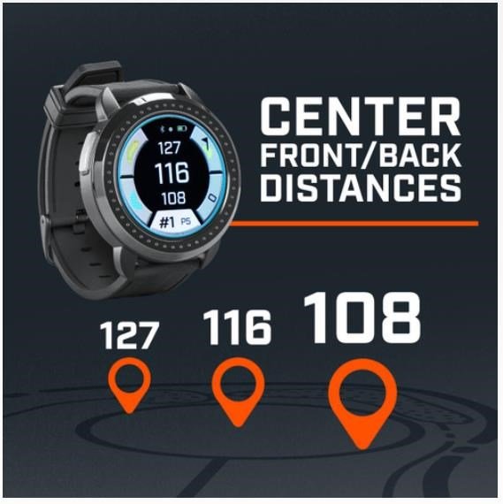 Bushnell iON Elite GPS golf watch, zwart