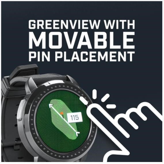 Bushnell iON Elite GPS golf watch, zwart