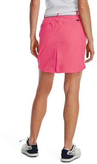 Under Armour Links Woven dames golfrok, pink shock