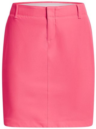 Under Armour Links Woven dames golfrok, pink shock