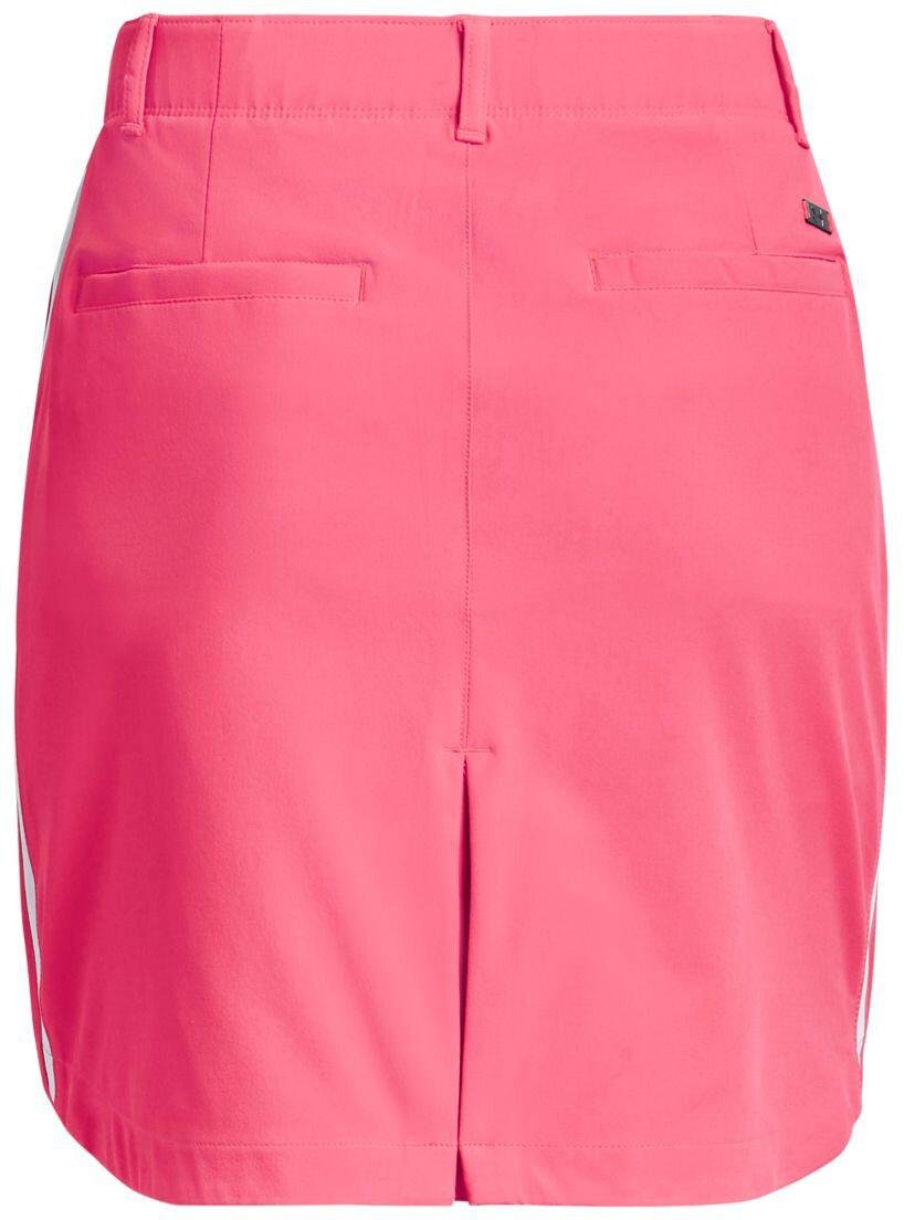 Under Armour Links Woven dames golfrok, pink shock