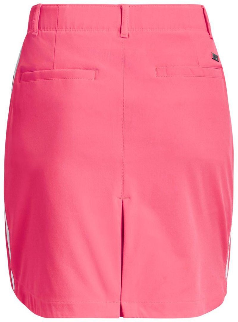 Under Armour Links Woven dames golfrok, pink shock