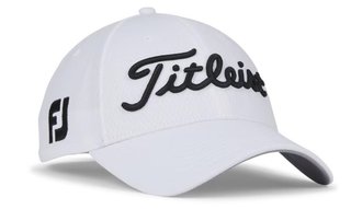 Titleist Tour Elite heren pet, wit/zwart