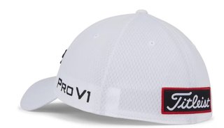 Titleist Tour Elite heren pet, wit/zwart
