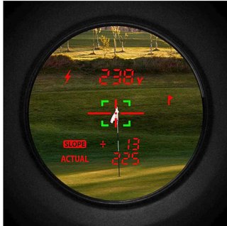 Zoom Zoom OLED PRO laser rangefinder, zwart/zilver