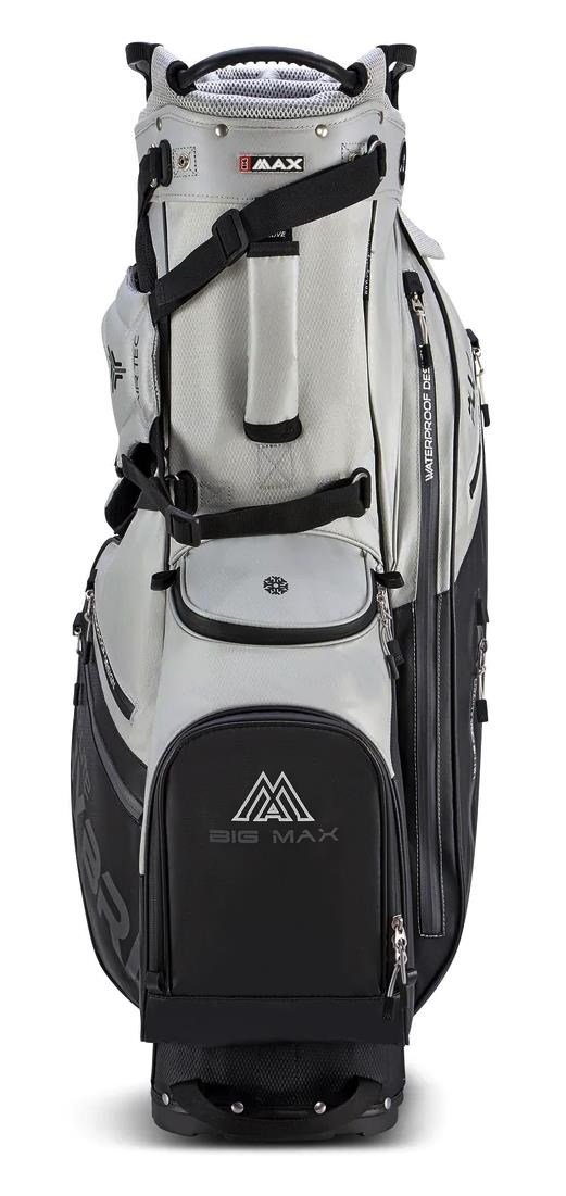 Big Max Dri Lite Hybrid Plus stand bag, grey/black