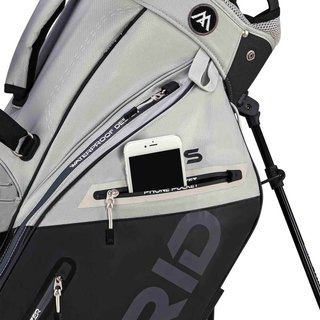 Big Max Dri Lite Hybrid Plus stand bag, grey/black