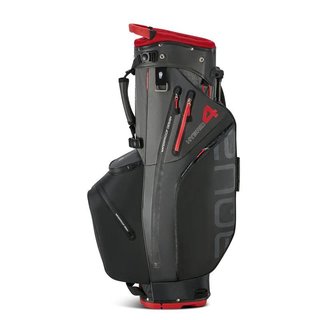 Big Max AQUA Hybrid 4 stand bag, zwart/houtskool/rood
