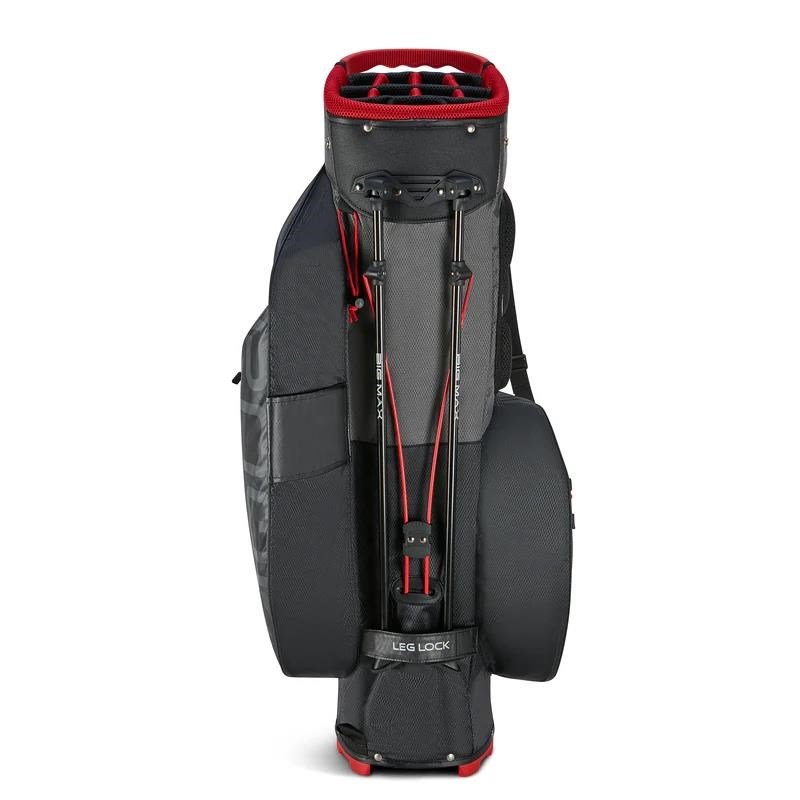 Big Max AQUA Hybrid 4 stand bag, zwart/houtskool/rood