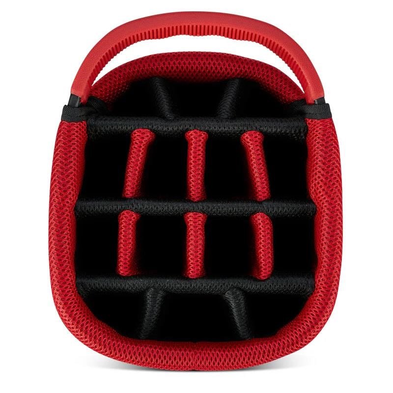 Big Max AQUA Hybrid 4 stand bag, zwart/houtskool/rood