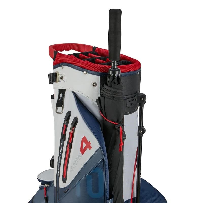 Big Max AQUA Hybrid 4 stand bag, navy/white/red