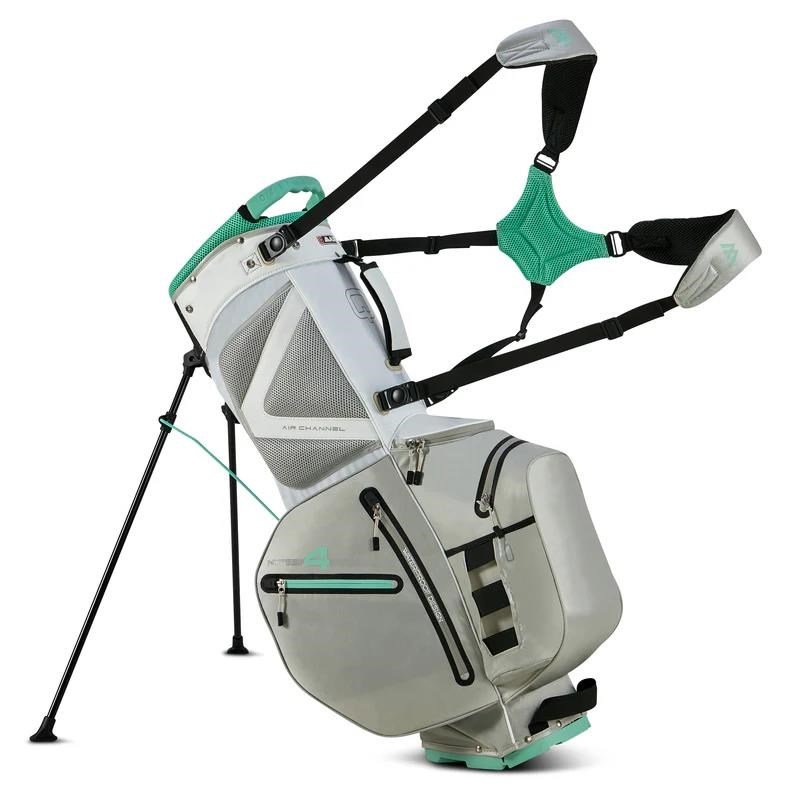 Big Max AQUA Hybrid 4 stand bag, wit/grijs/mint