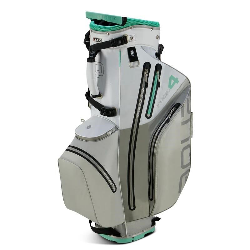 Big Max AQUA Hybrid 4 stand bag, wit/grijs/mint