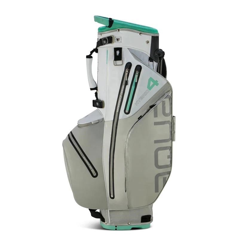Big Max AQUA Hybrid 4 stand bag, wit/grijs/mint