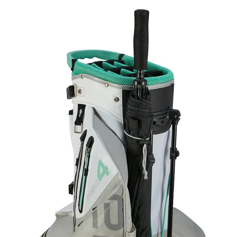 Big Max AQUA Hybrid 4 stand bag, wit/grijs/mint
