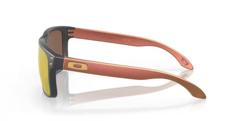 Oakley Holbrook Steel Colection Matte Carbon Prizm 24K Polarized zonnebril