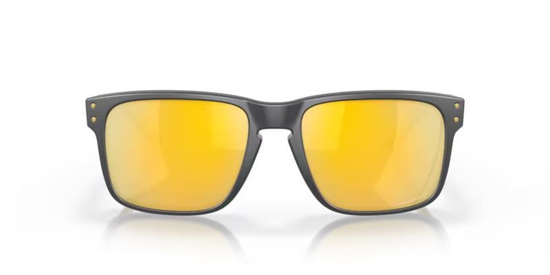 Oakley Holbrook Steel Colection Matte Carbon Prizm 24K Polarized zonnebril