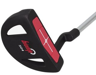 Divnick Adjustable Telescopic Red Mallet putter, rechtshandig, zonder headcover