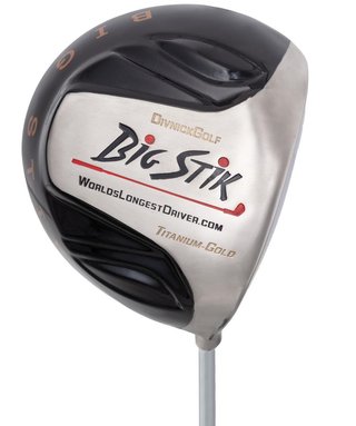 Divnick Golf Big Stik Adjustable telescopic driver, 10.5°, RH, Illegally Large Head