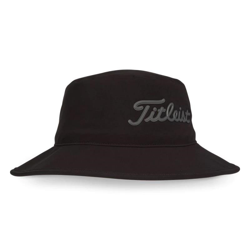 Titleist Players StaDry heren bucket hat, zwart/houtskool