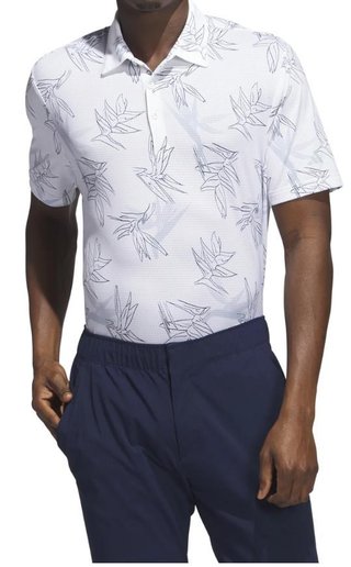 Adidas Oasis Mesh heren polo, wit