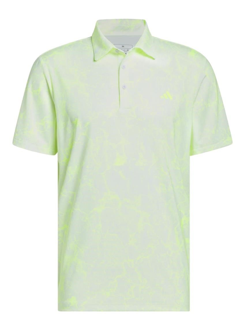 Adidas Ultimate365 Print heren polo, wit