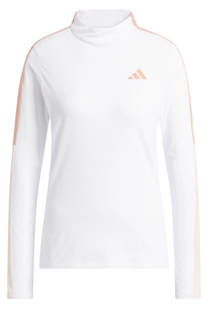 Adidas Nature mock long sleeve heren shirt, wit