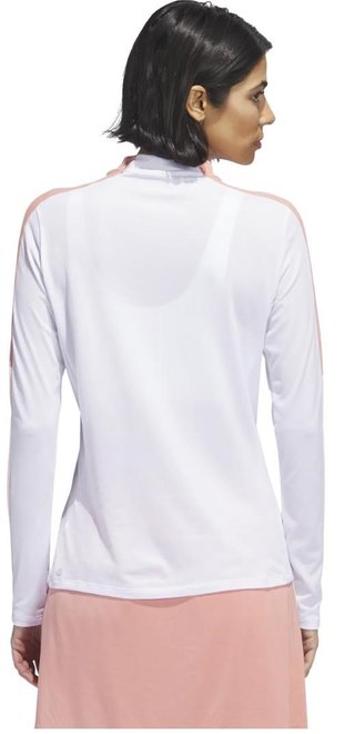 Adidas Nature mock long sleeve heren shirt, wit