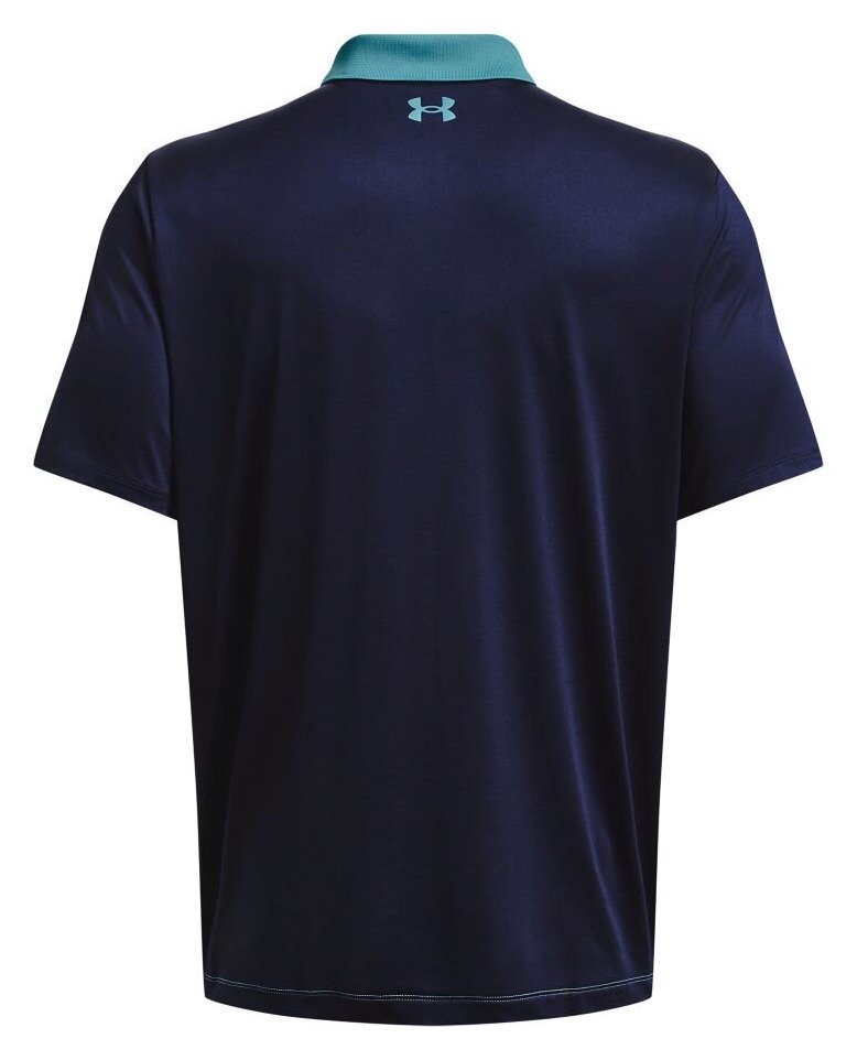 Under Armour Perf 3.0 Color Block heren polo, glacier blue