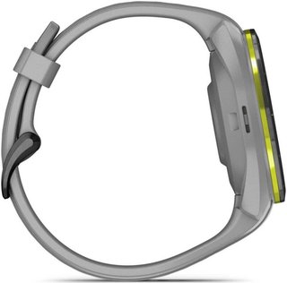 Garmin Approach S70 42mm GPS-horloge, keramische lunette zwart/siliconen band poedergrijs