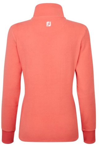 Footjoy Asymmetric Full-Zip Fleece dames sweatshirt, peach