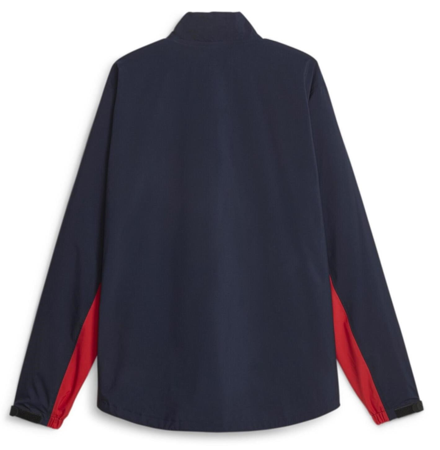 Puma DryLbl Rain heren jack, navy blazer/strong red